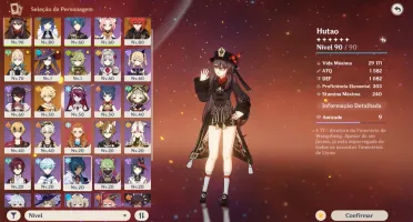 HUTAO+ STAFF OF HOMA +YELAN+JEAN+ESPADA CELESTIAL+MONA