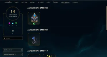 Conta gold 4, Com Troca de senha e email. 107 Skins
