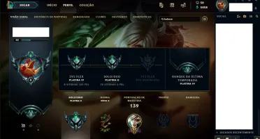 Conta League of Legends Platina 2