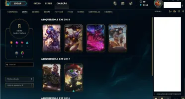Conta League of Legends Platina 2
