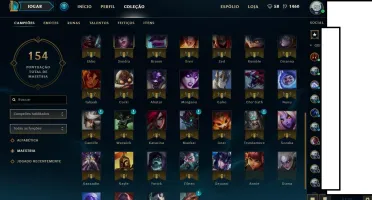 CONTA LEAGUE OF LEGENDS DIAMANTE 5 75PDL