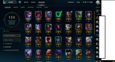 CONTA LEAGUE OF LEGENDS DIAMANTE 5 75PDL