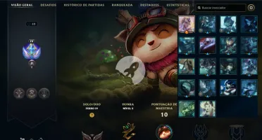 Conta FERRO 4 - Smurf LOL (league of legends) ELOMOON