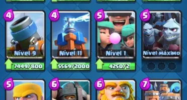 CONTA CLASH ROYALE COM MUITAS CARTAS FULL+ TROCA DE NOME