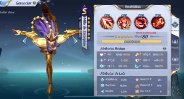 Conta lvl 54 A16 Poseidon todos so 12 ouro