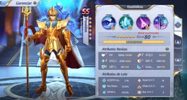 Conta lvl 54 A16 Poseidon todos so 12 ouro