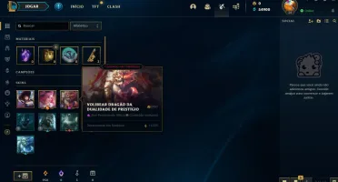 Conta unranked com volibear prestígio