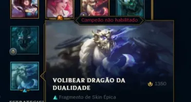 Conta unranked com volibear prestígio