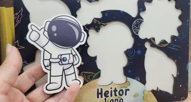 Jogo de Encaixe Astronauta Personalizado