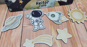 Jogo de Encaixe Astronauta Personalizado