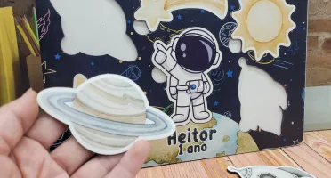 Jogo de Encaixe Astronauta Personalizado