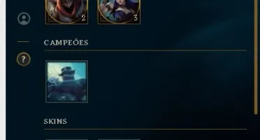 CONTA COM 100 CHAMPS E 47 SKINS PLATINA 4