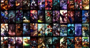 CONTA COM 100 CHAMPS E 47 SKINS PLATINA 4