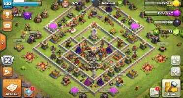 CONTA CV11 MURO FULL CLASH OF CLANS