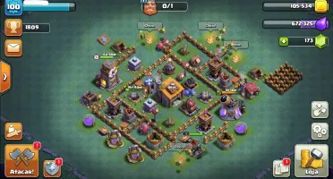 CONTA CV11 MURO FULL CLASH OF CLANS