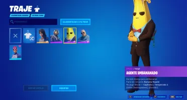 Conta Fortnite com 5 Skins e 100 Vbucks