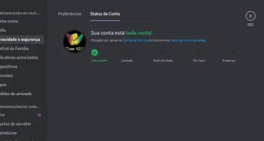 Conta de discord ANTIGA