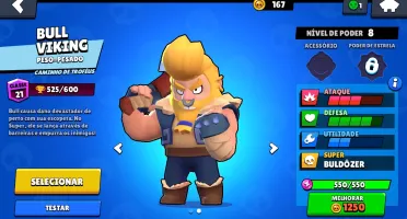 Conta Brawl Stars 12,3K