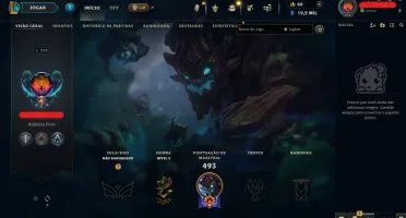 Conta League of Legends Full Acesso - 119 Champs e 48 Skins