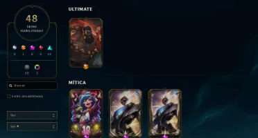Conta League of Legends Full Acesso - 119 Champs e 48 Skins