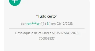 Desbloqueio de celulares ATUALIZADO 2023