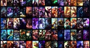 Conta lv 30 ouro V com 124 campeões e 57 skins
