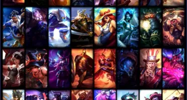 Conta lv 30 ouro V com 124 campeões e 57 skins
