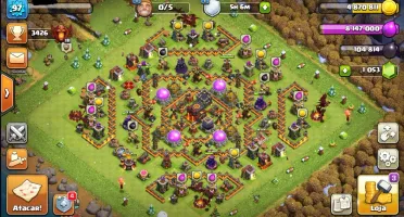 Conta Clash of Clans Cv10 Semifull