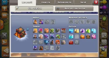 Conta Clash of Clans Cv10 Semifull