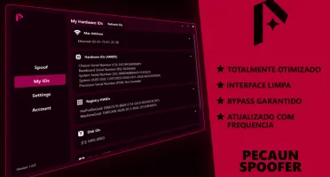 Pecaun Spoofer | Unban em qualquer jogo (30 Dias)