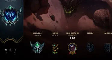 Conta League of Legends Platina 2