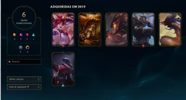 Conta League of Legends Platina 2