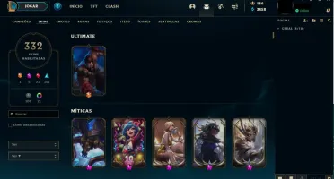 Conta League of Legends Plat 3 + Valorant D1 segue fotos