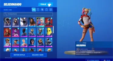 CONTA FORTNITE TEMPORADA 3 ATÉ A ATUAL MAIS SW LV 130