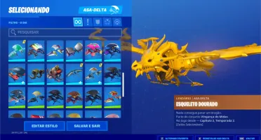 CONTA FORTNITE TEMPORADA 3 ATÉ A ATUAL MAIS SW LV 130