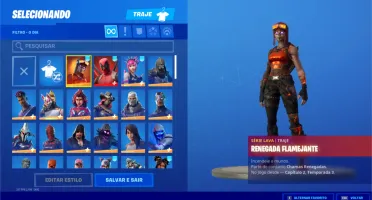 CONTA FORTNITE TEMPORADA 3 ATÉ A ATUAL MAIS SW LV 130