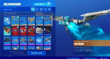 CONTA FORTNITE TEMPORADA 3 ATÉ A ATUAL MAIS SW LV 130