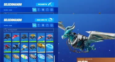 CONTA FORTNITE TEMPORADA 3 ATÉ A ATUAL MAIS SW LV 130