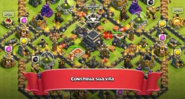 CLASH OF CLANS ( TUDO ILIMITADO) PARA ANDROID