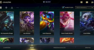 CONTA WILD RIFT ESMERALDA III POOL MAIN ADC + SKINS