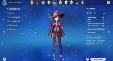GENSHIN IMPACT - MONA + 7 PERSONAGENS - AR7