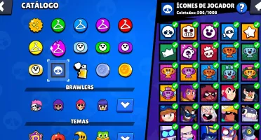 Conta Brawl Stars Completa  72K+ Troféus 300+ Skins 2019 Ano
