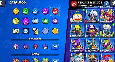 Conta Brawl Stars Completa  72K+ Troféus 300+ Skins 2019 Ano