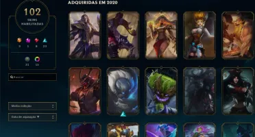 Conta LOL - Platina 1 na season passada