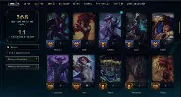 Esmeralda 4 com 90 Champs e 49 Skins