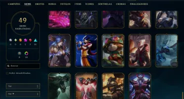 Esmeralda 4 com 90 Champs e 49 Skins