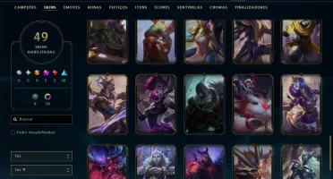 Esmeralda 4 com 90 Champs e 49 Skins