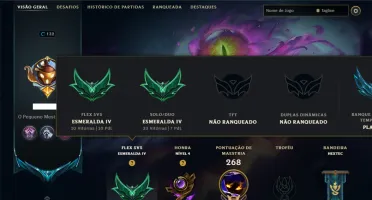 Esmeralda 4 com 90 Champs e 49 Skins