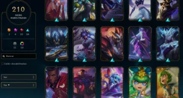 Conta Platina 2, Lvl 669, 210 skins, Todos Champs, 54k EA
