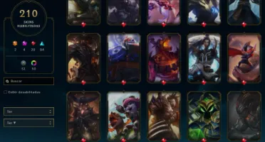Conta Platina 2, Lvl 669, 210 skins, Todos Champs, 54k EA